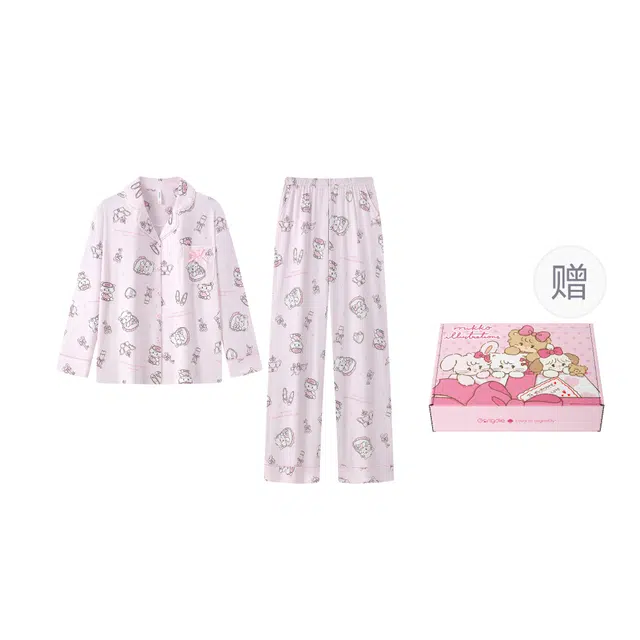 Mikko x Gongdie Collaboration Long Sleeve Cardigan Set