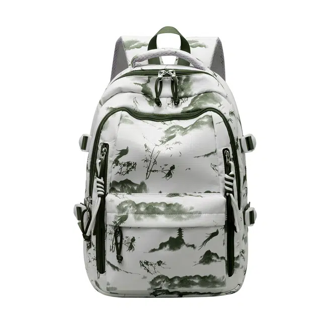 尊梵 国风扎染大容量简约 尼龙 双肩包 常规 男女同款情侣款 多色