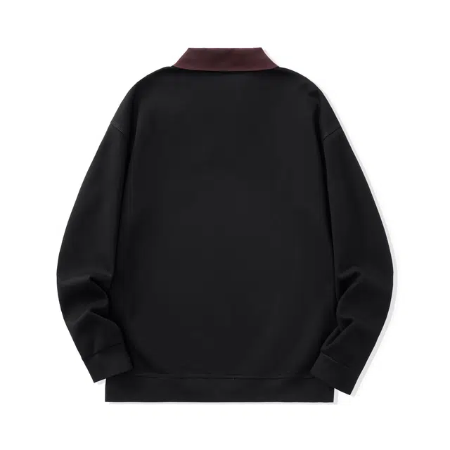 SNOOPY Colorblock Pullover Collar Sweatshirt