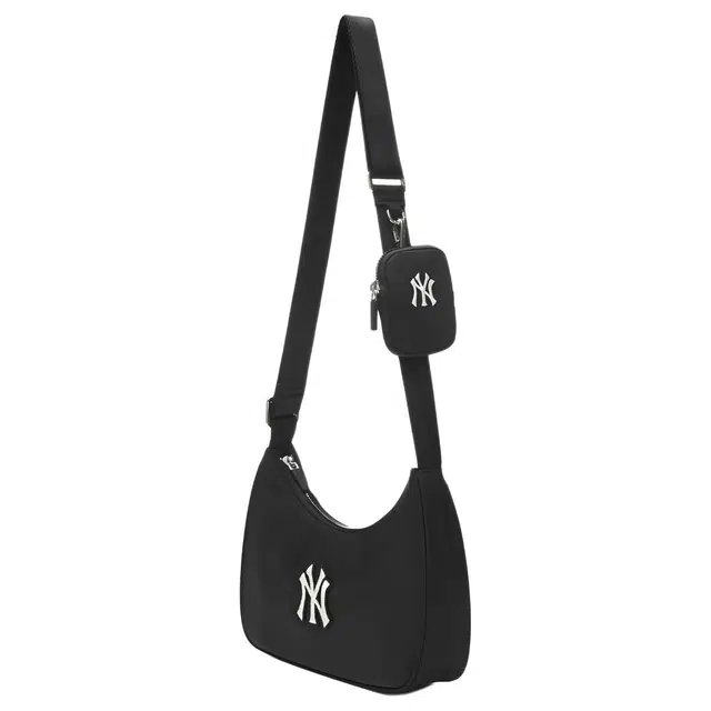 MLB Large Logo Nylon Bag Black