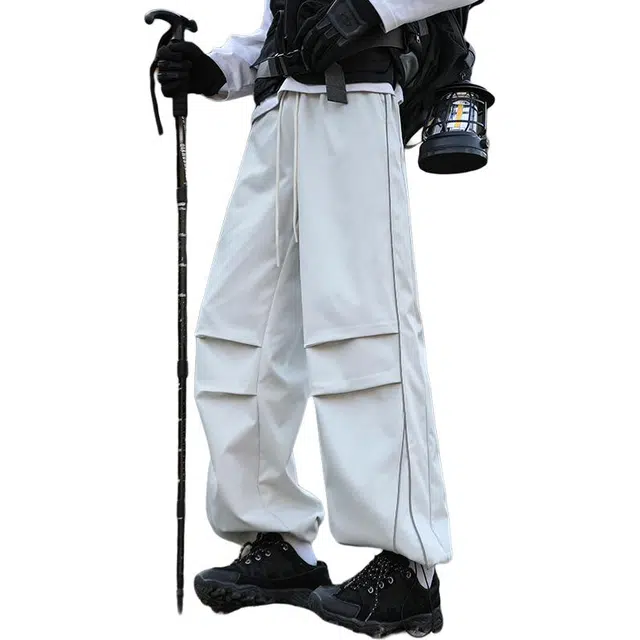 金盾 国潮阔腿美式长裤休闲裤 男款