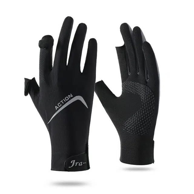 雅鹿优选 防晒透气 防滑加厚 云朵原纱 手套 男女同款情侣款