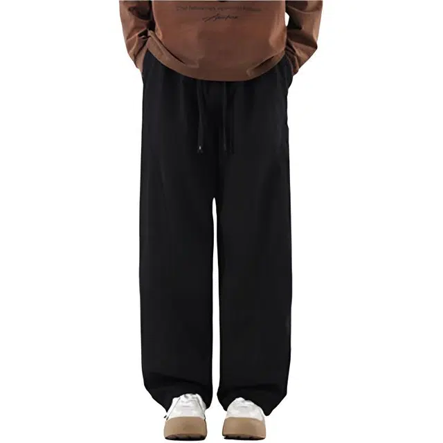 金盾 美式复古时尚舒适弯刀休闲裤 男女同款