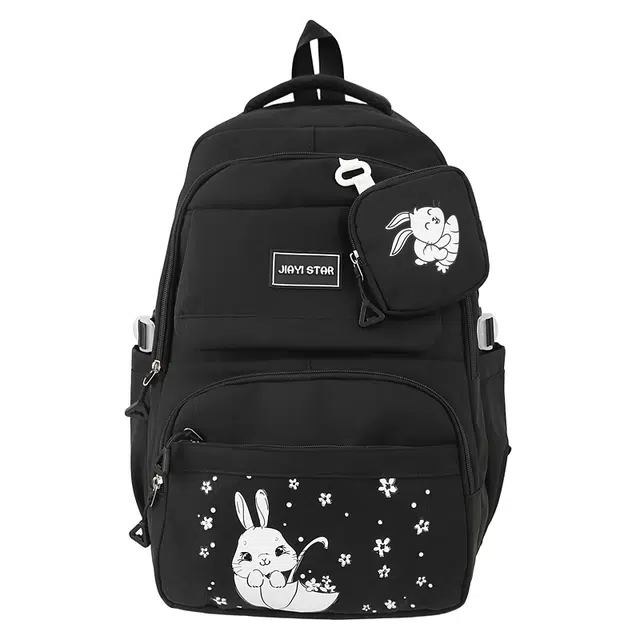 醇龙 可爱书包大容量高颜值背包轻便 尼龙 双肩包 常规 男女同款情侣款 多色