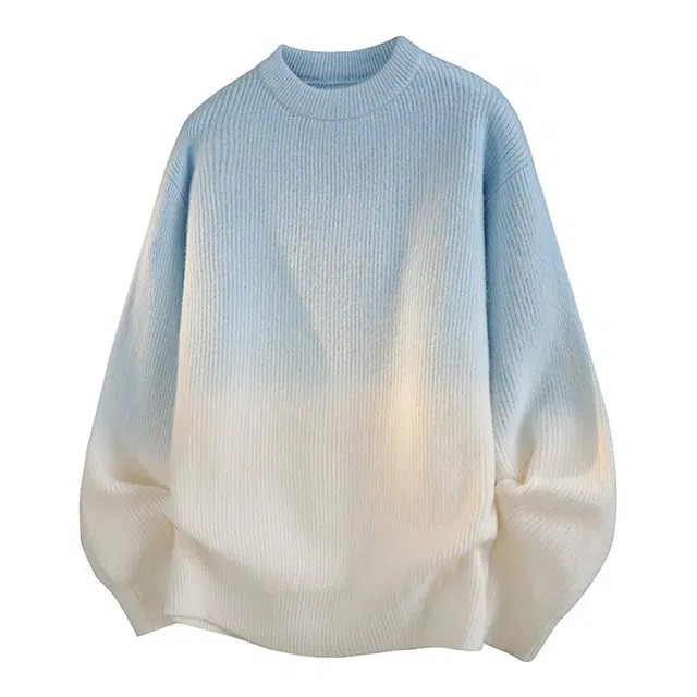 金盾 扎染渐变秋冬季宽松针织衫 男款