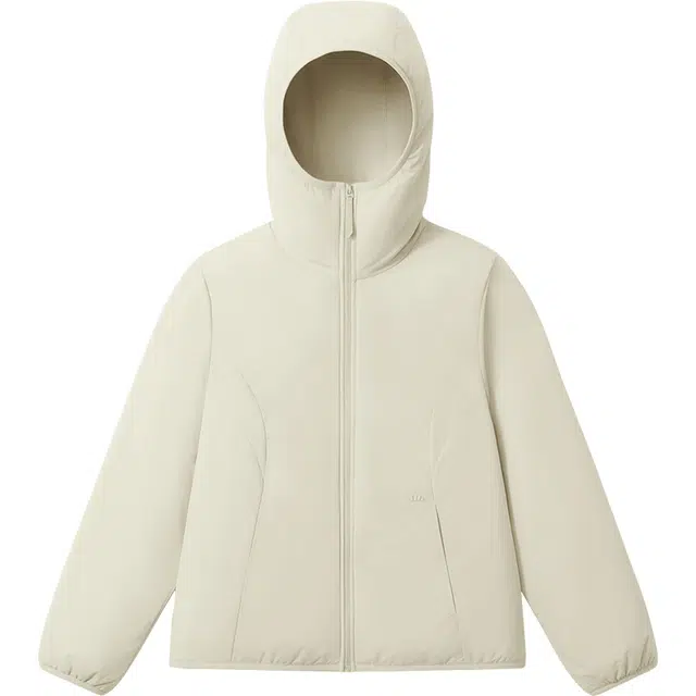 蕉下 连帽气绒服秋冬防风防寒保暖宽松休闲时尚运动轻量化棉服外套 女款