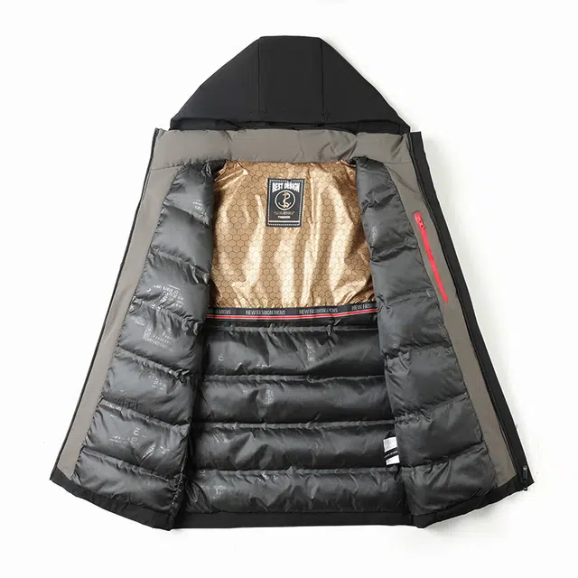 卡丹狄诺 冬季商务休闲男棉衣加厚保暖棉服外套 男款