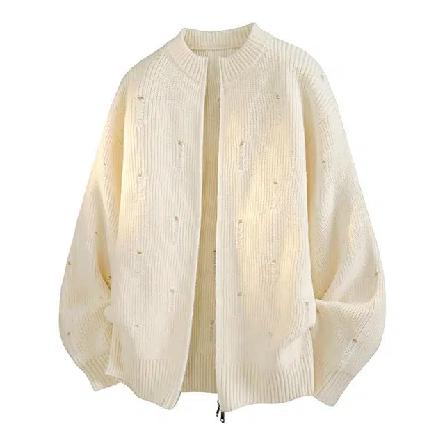 金盾 潮流圆领宽松长袖针织衫 男款