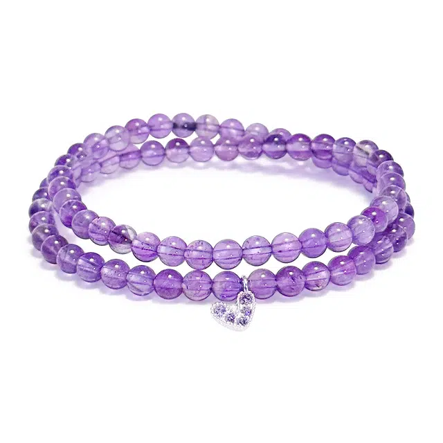 【普陀山已过香】 普陀山文创 紫梦星河 紫气东来 九紫离火#好运 紫水晶 手串 男女同款情侣款