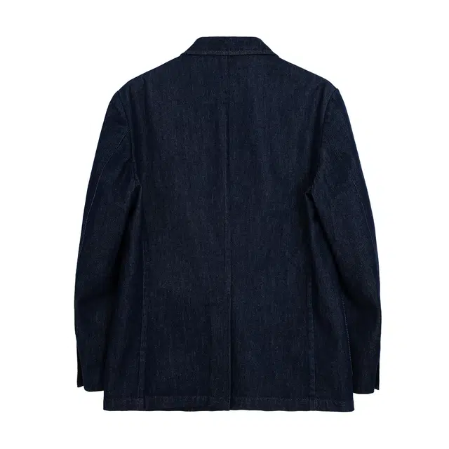 丹宁哲学 莱赛尔棉面料秋冬原色牛仔纯色长袖平驳领标准便服单西西装 男款