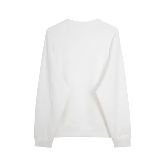 丹宁哲学 莫代尔棉空气层双层下摆纯色插肩袖松弛风套头卫衣 男款