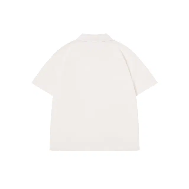 棉的美学 日系小清新系短袖夏季宽松休闲工装衬衣衬衫 男款