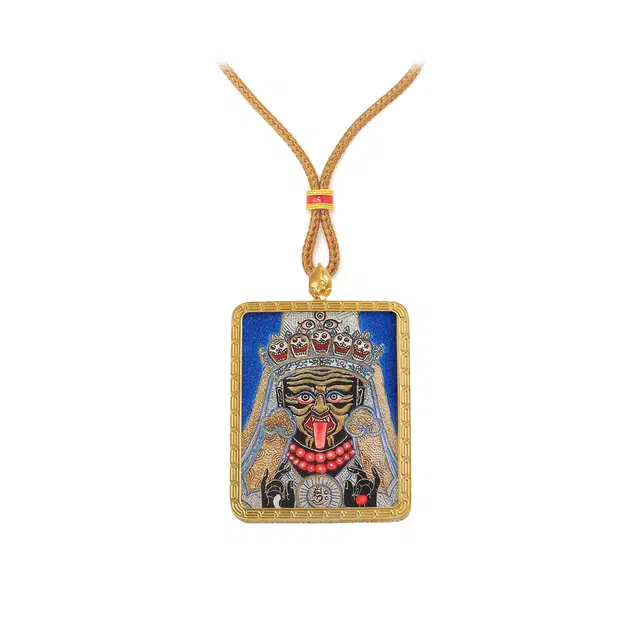 玉临门 生肖顺利  水逆退散 水逆退散 扎基拉姆唐卡复古民族风手工绳#好运 合金 项链 男女同款情侣款