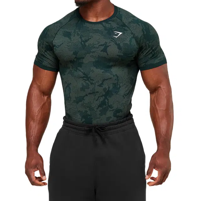 GYMSHARK Geo Seamless T