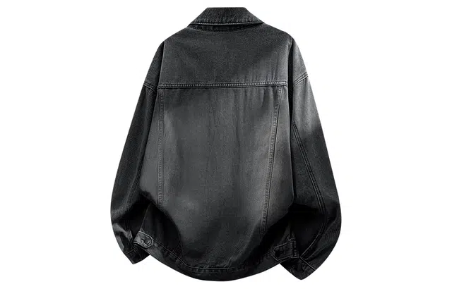 王者荣耀 美式水洗随性重工出街穿搭基础百搭户外休闲宽松廓形高街牛仔外套 男女同款