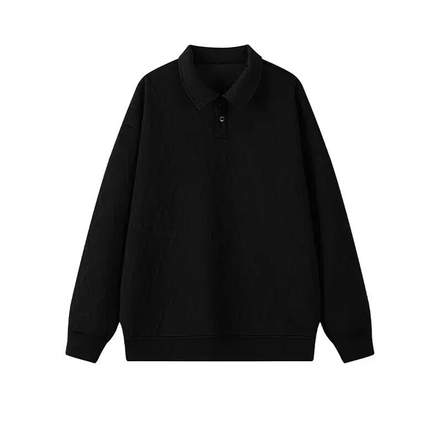 太子龍 潮牌大码亨利领舒适百搭长袖卫衣 男款