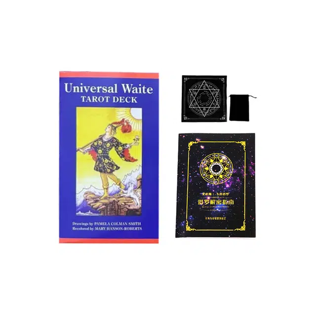 皮皮豆 塔罗牌经典韦特塔罗套装 新手指导手册全套教程初学者卡牌 其他桌游