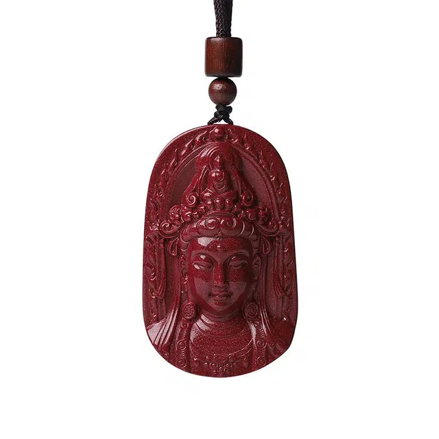 茂琼 福气长临 高含量吊坠紫金砂观音小众百搭高级感#好运 朱砂 项链 男女同款情侣款