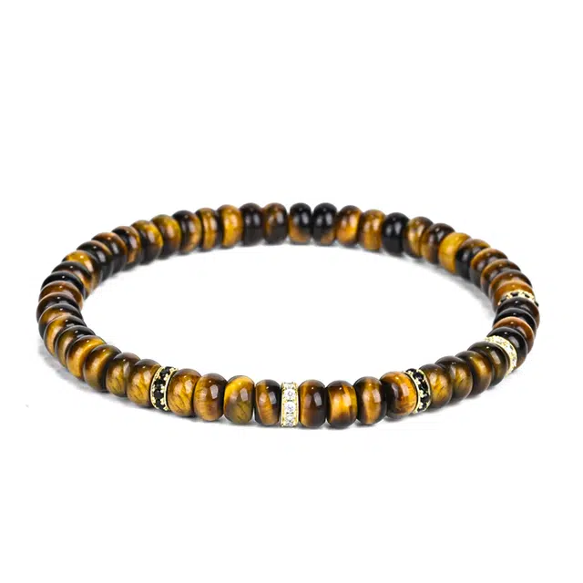 钰澜文玩 精工百搭轻奢小众款#好运 虎眼石 手串 男女同款情侣款