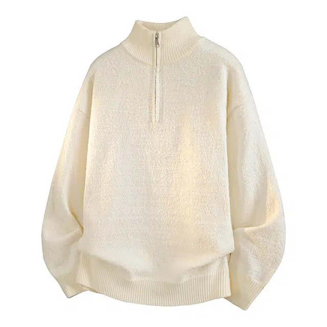 金盾 半开衫秋冬季日系针织衫 男款