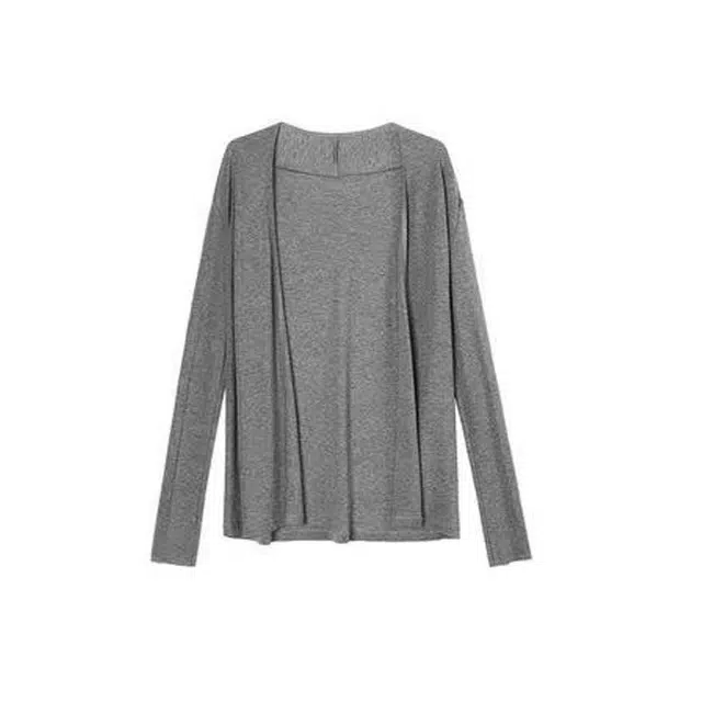 桴生 格纹挂脖裙女慵懒风薄款防晒开衫弹力收腰连衣裙裙装套装 女款