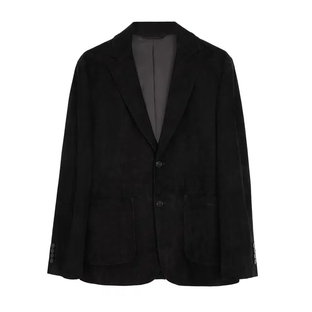 丹宁哲学 高端新西兰头层休闲长袖皮衣 男款