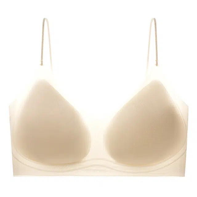 莫代尔 小冰圆无痕系列内衣女大胸显小胸聚拢美背心式冰丝无钢圈薄款文胸 女款