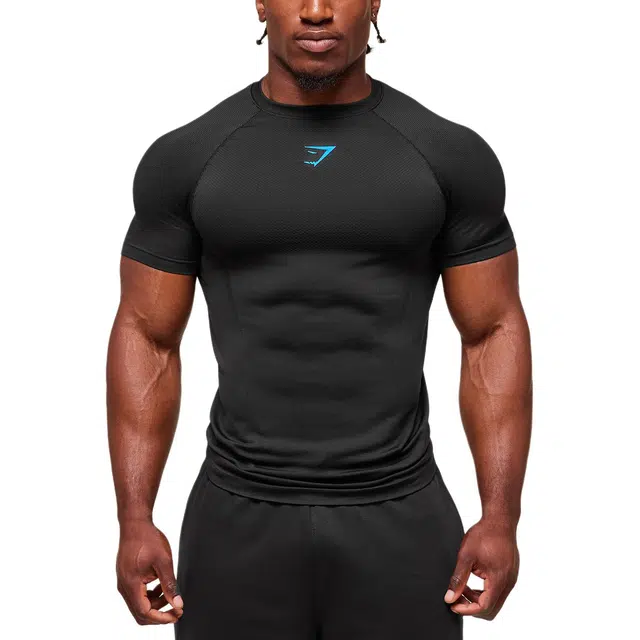 GYMSHARK Onyx 5.0 Seamless Tee