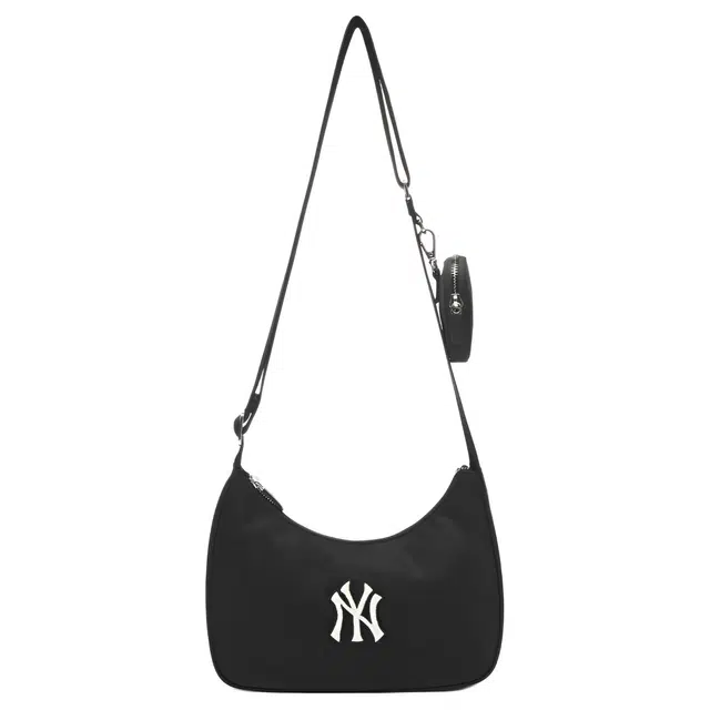 MLB Large Logo Nylon Bag Black