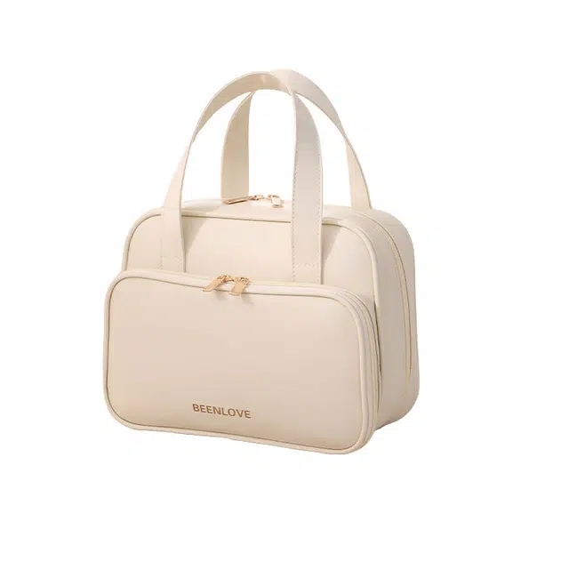 泛瓷女生手提旅行便捷化妆包化妆品收纳包防水学生学校使用大容量化妆包洗漱包