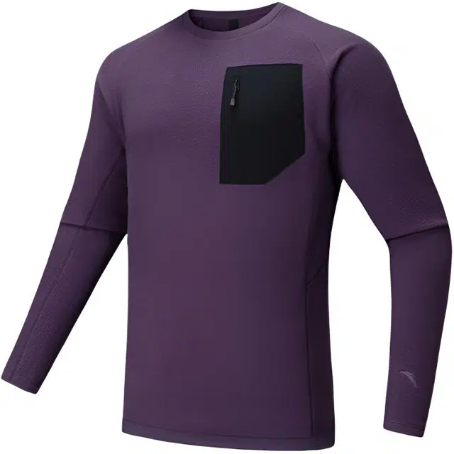 超级安踏 圆领套头拼色舒适保暖休闲简约百搭卫衣 男款