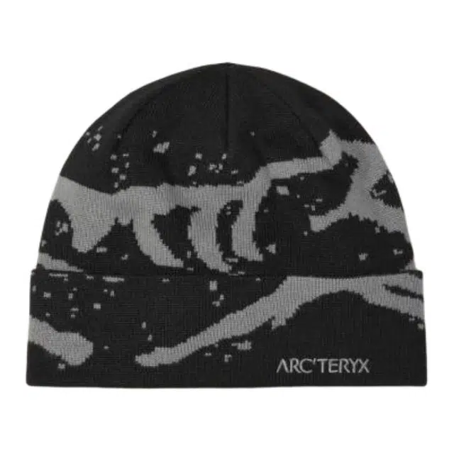 Arcteryx Logo Recycled Polyester Beanie Black