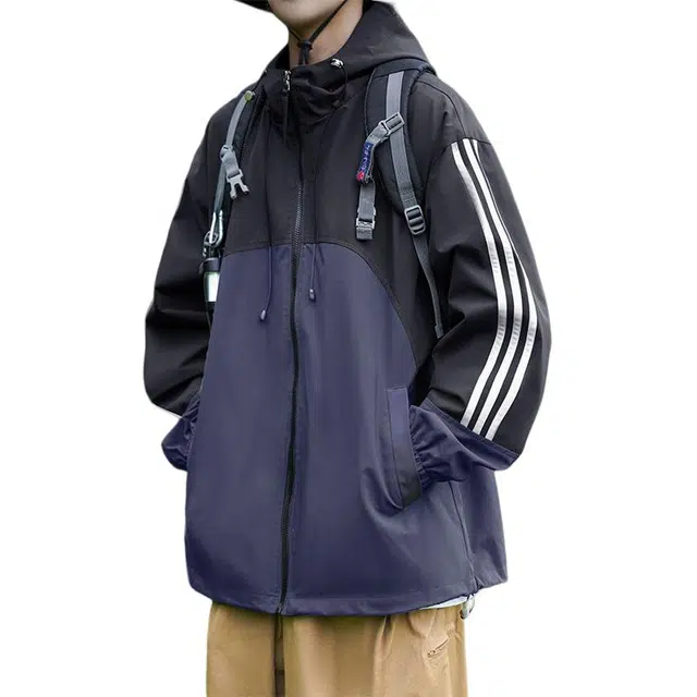 隐狼世家 秋季潮牌痞帅高级感桑延机能美式复古户外山系登山服长袖夹克外套 男款