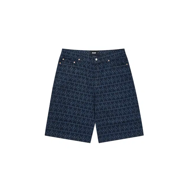 PALACE FW25 HEART DENIM SHORT logo