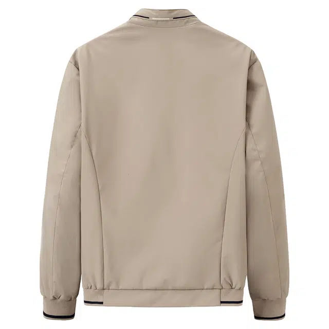 与狼共舞 垂顺时尚挺括抗皱耐磨立领防风户外通勤百搭夹克外套 男款