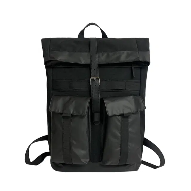 尊梵 书包初中大学生男生大容量男款背包男士电脑包旅行包潮 牛津布 双肩包 男女同款情侣款 黑色