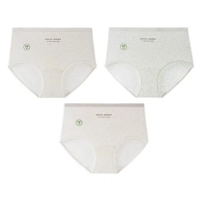 二三二三 简约清爽纯色无痕高腰提臀裸感亲肤柔软舒适透气不闷汗防夹臀百搭日常三角内裤 女款