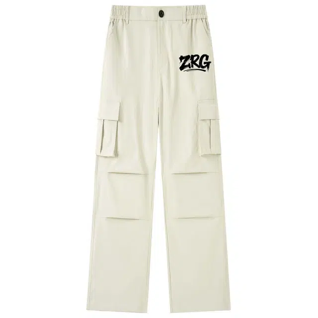 梓润格 美式高街嘻哈机能风党必入多口袋设计超能装通勤户外无缝切换垂感面料贴肤又舒服街头感工装裤 男女同款