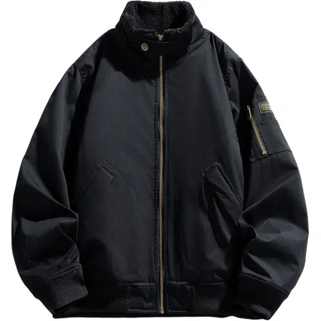 金盾 工装服翻领纯色时尚简约百搭夹克外套 男款