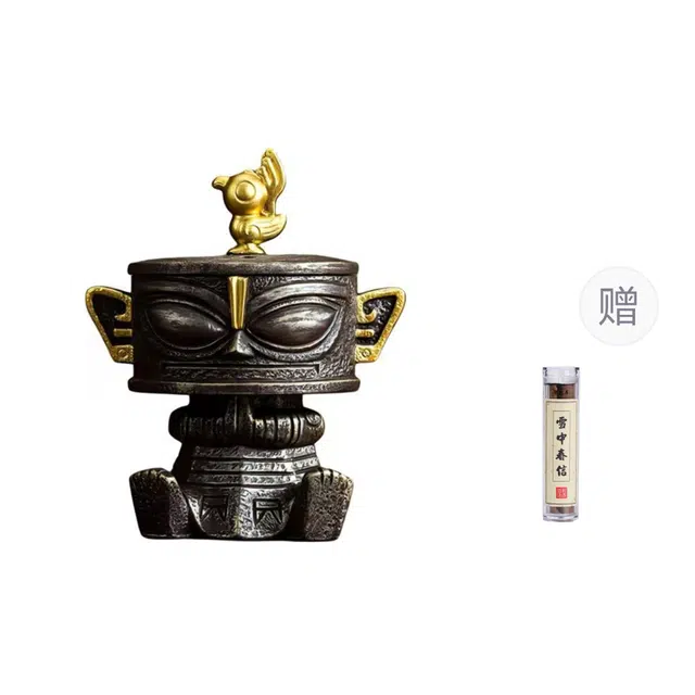 馨枕居 三星堆青铜面具 创意香炉 其他静态模型