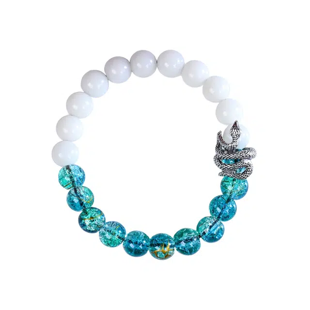 仙友 国潮新中式 平安喜乐 轻奢高级感#好运 白玉菩提 手串 男女同款情侣款