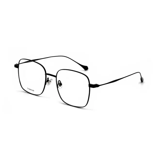 【可配近视】 小罗弟 简约金属素颜大框配度数 方形 光学镜架 男女同款情侣款