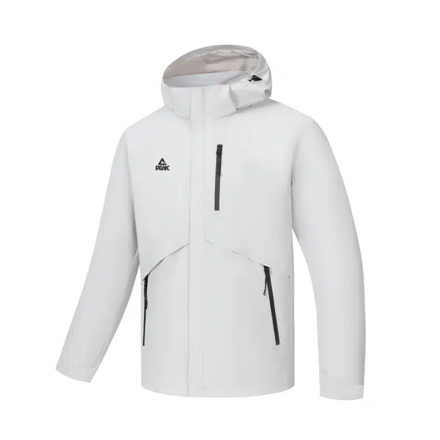 匹克 纯色拉链百搭休闲运动风衣 男款