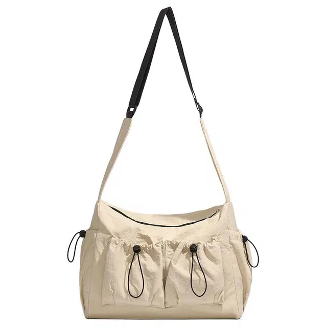 醇龙 大容量小众高级感纯色潮流 尼龙 斜挎单肩包 常规 男女同款情侣款 多色