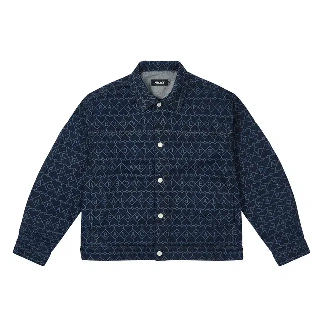 PALACE FW25 HEART DENIM JACKET logo