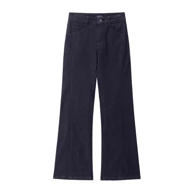 佐丹奴 复古风重磅洗水斜破骨高腰微喇裤牛仔裤 女款