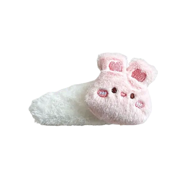 希铃 可爱小熊小兔 聚酯纤维 发夹 女款