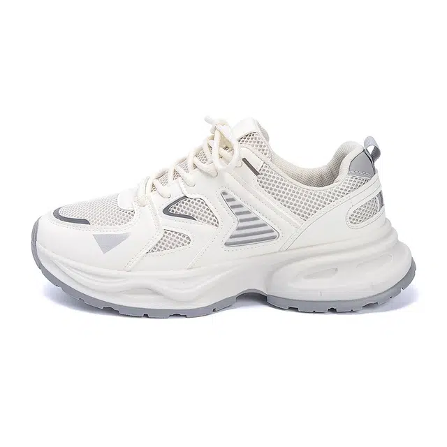 乐乐鱼 厚底百搭休闲运动小众通勤 低帮 老爹鞋 女