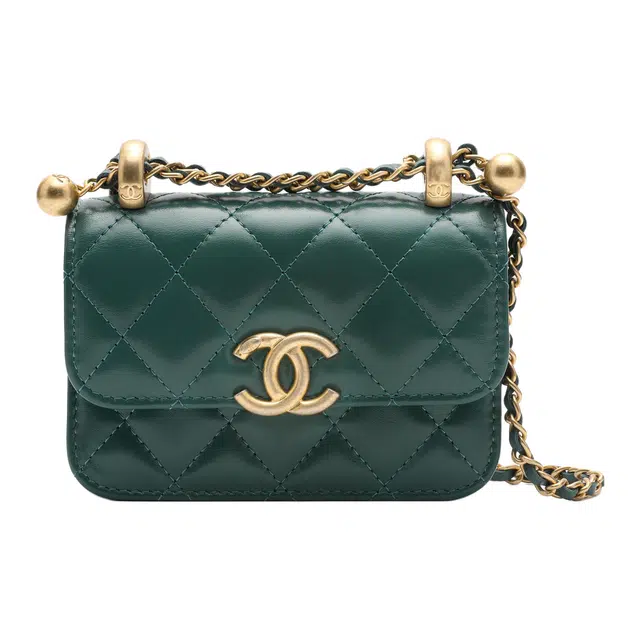 Chanel WOC Small Green