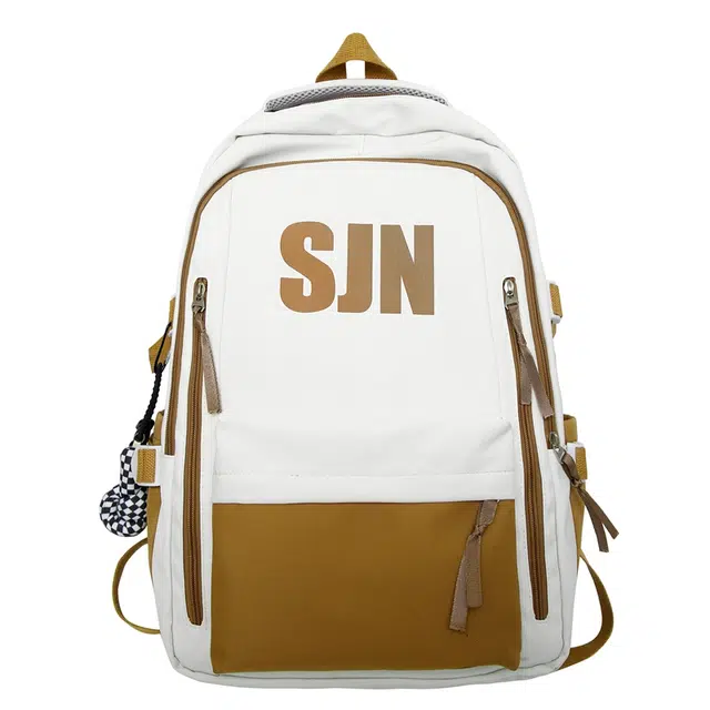 蔻蒂熊 潮牌书包男女大学生大容量背包高中生初中百搭旅行电脑 尼龙布 双肩包 常规 青少年 黑色/红色/卡其色/绿色/蓝色